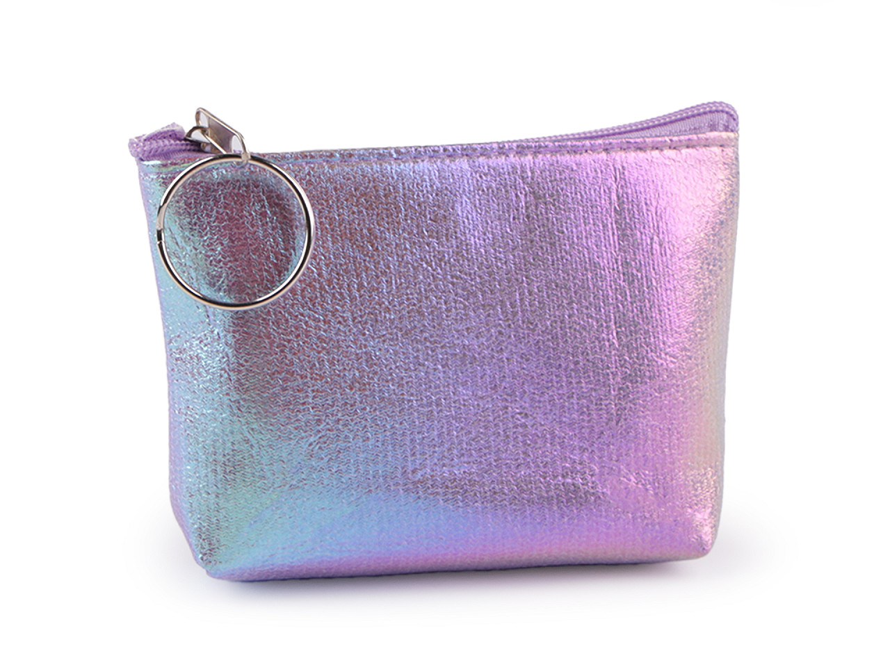 Portofel mic holografic 11x8 cm - Argintiu (1 Bucată)