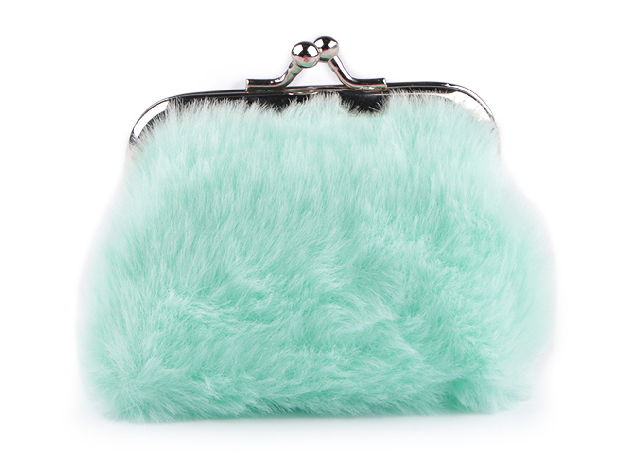 Portofel mic  pentru monede, pluș - Roz (1 Bucată)