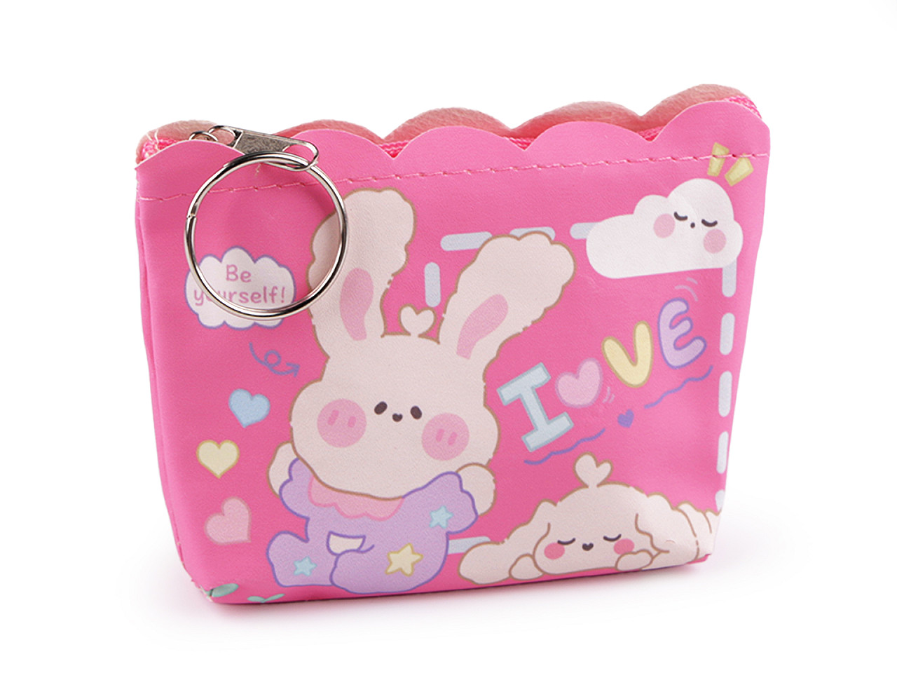 Portofel fete 8,5x10 cm - Mov deschis (1 Bucată)