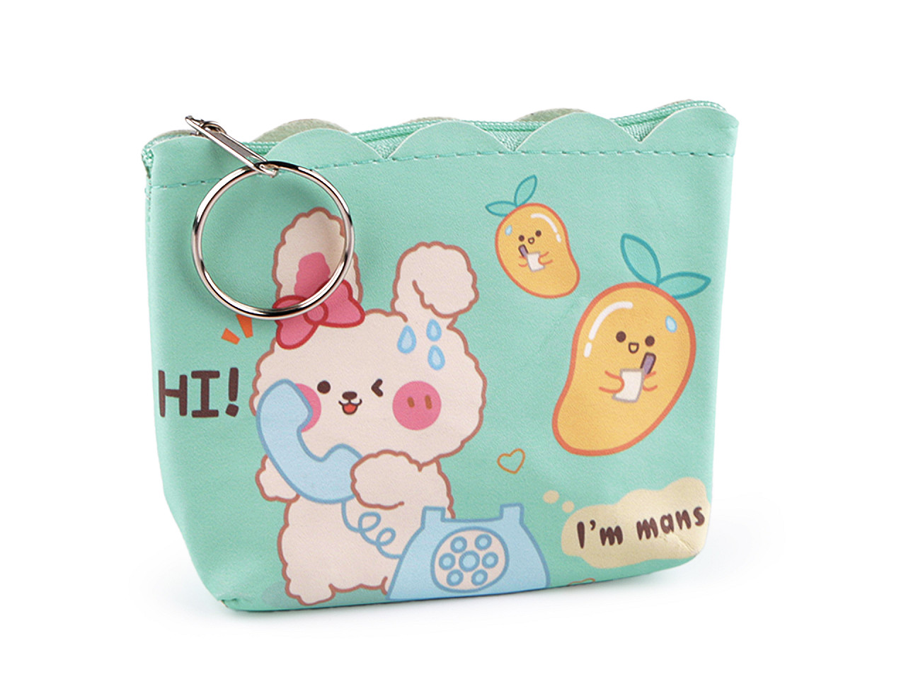 Portofel fete 8,5x10 cm - Mov deschis (1 Bucată)