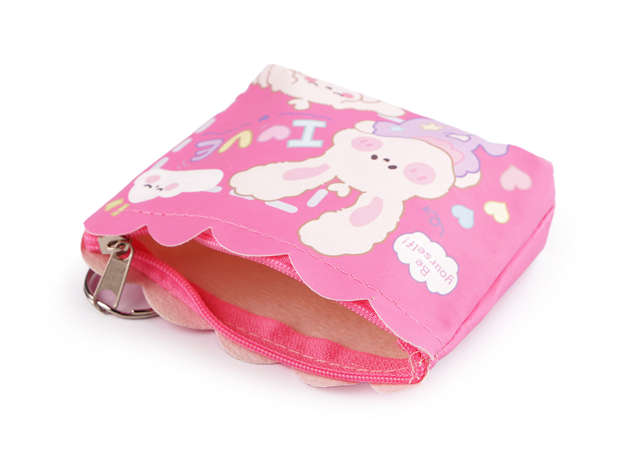 Portofel fete 8,5x10 cm - Mov deschis (1 Bucată)