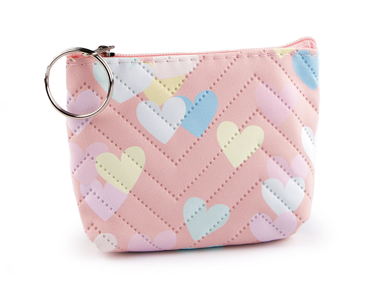 Portofel mic inimă 10,5x8 cm - Verde pastel deschis (1 Bucată)