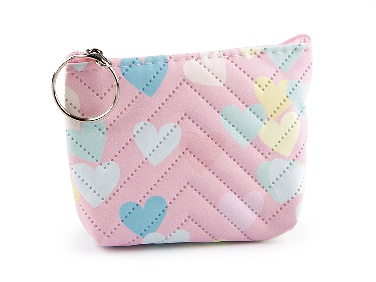 Portofel mic inimă 10,5x8 cm - Verde pastel deschis (1 Bucată)