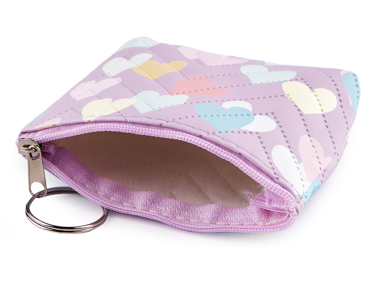 Portofel mic inimă 10,5x8 cm - Verde pastel deschis (1 Bucată)