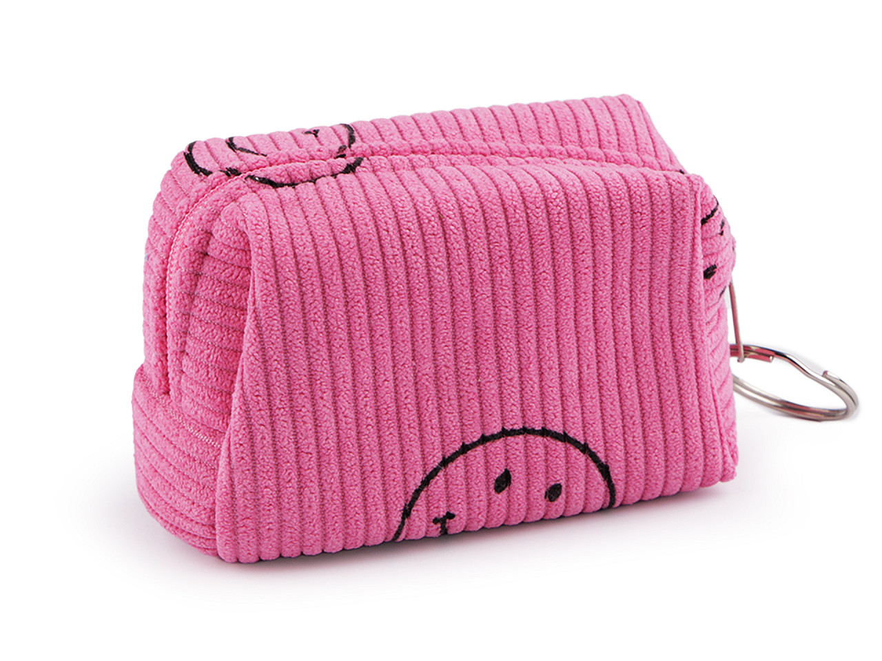 Borsetă fete smiley 9x6 cm - Mov deschis (1 Bucată)