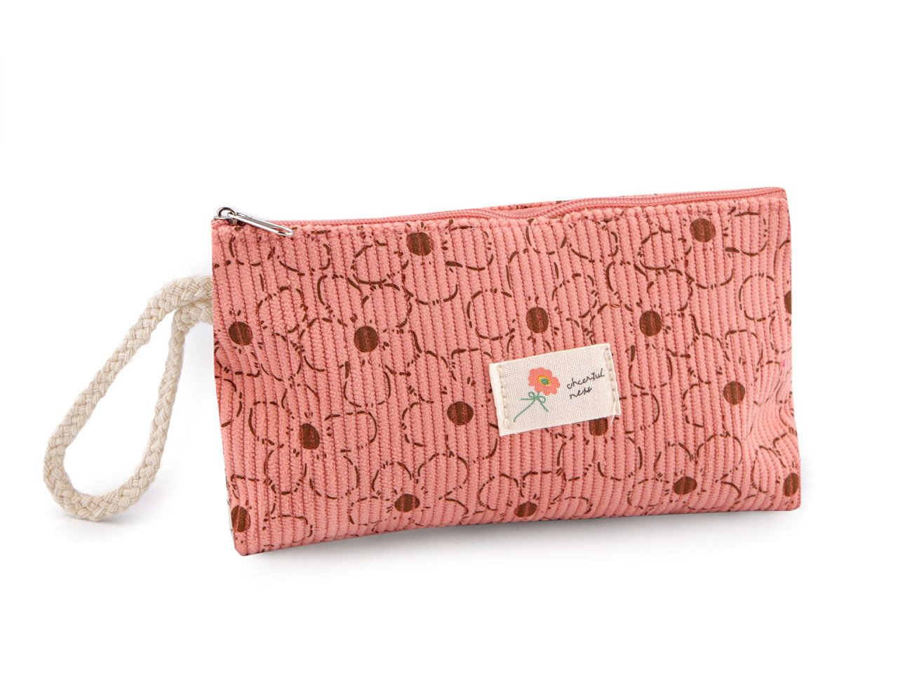 Borseta textila pentru articole 18,5x10 cm - Albastru deschis (1 Bucată)