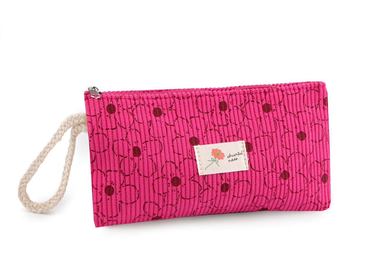 Borseta textila pentru articole 18,5x10 cm - Albastru deschis (1 Bucată)