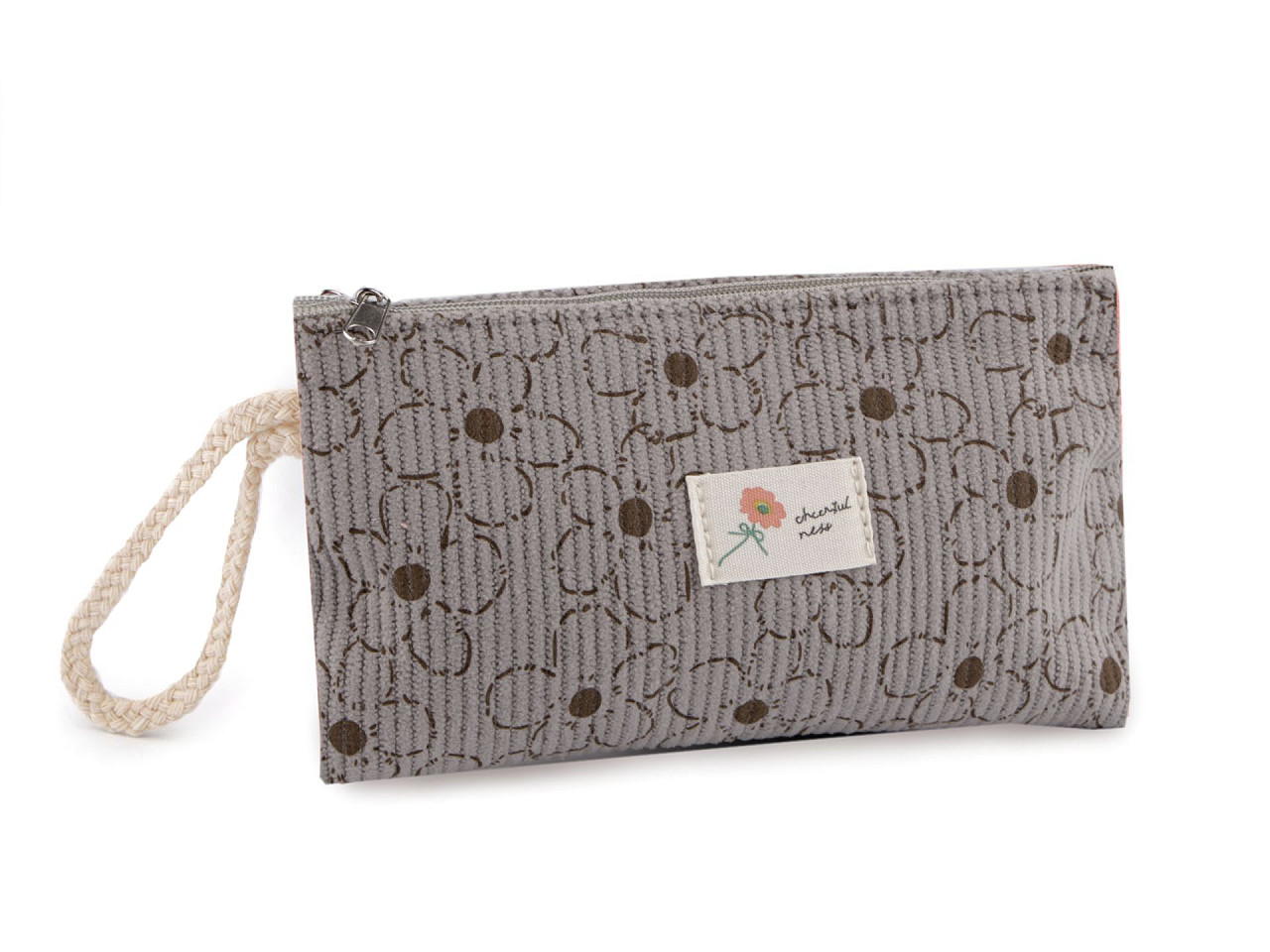 Borseta textila pentru articole 18,5x10 cm - Albastru deschis (1 Bucată)