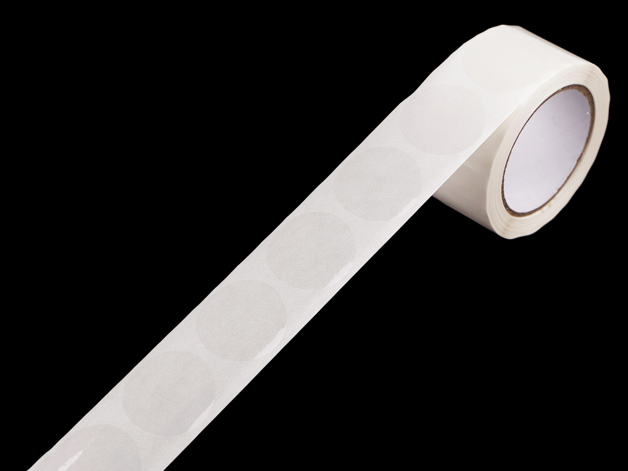 Autocolante rotunde pe rola ø2; 2,5; 3 cm - Transparent (1 Bucată)