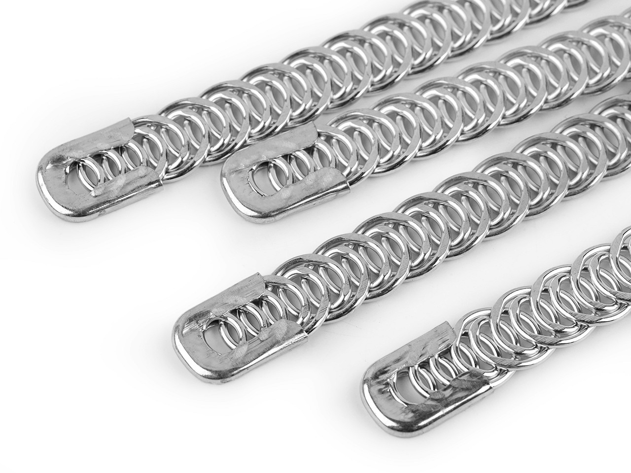 Balene corset, latime 9 mm, lungime 30 cm - Argintiu (2 Bucăți)