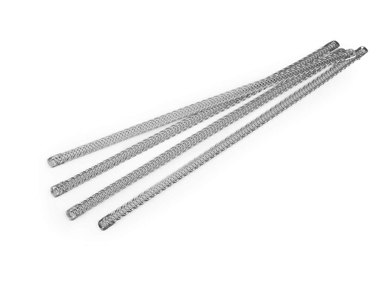 Balene corset, latime 9 mm, lungime 30 cm - Argintiu (2 Bucăți)