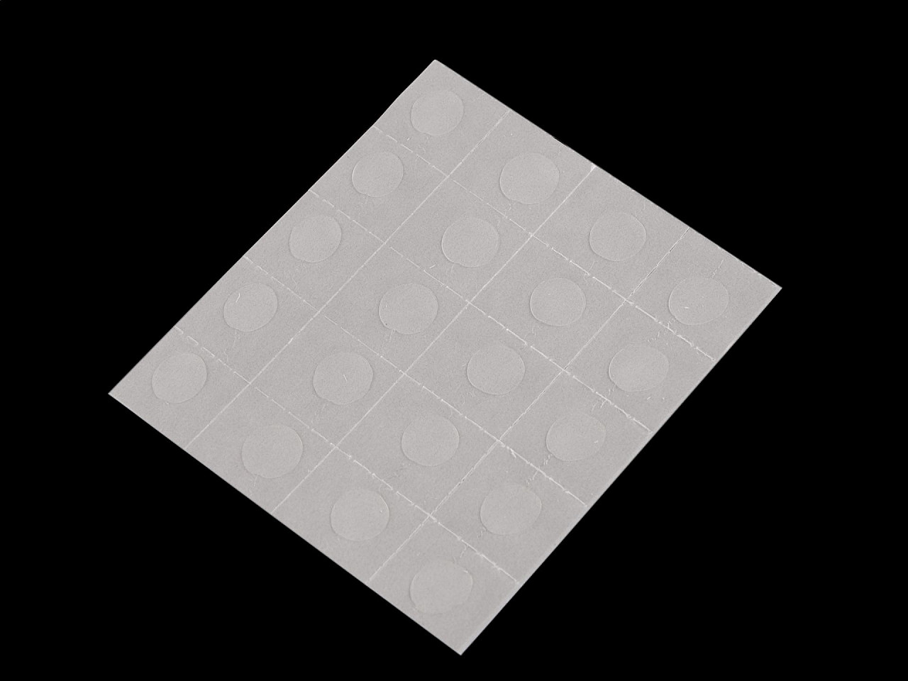 Buline de gel cu două fețe autoadezive ø12 mm - Transparent (1 Sac)