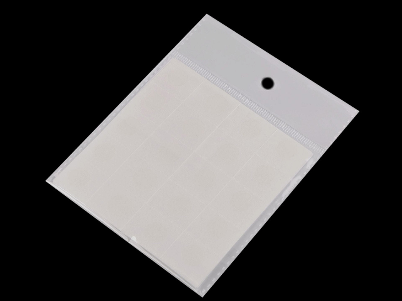 Buline de gel cu două fețe autoadezive ø12 mm - Transparent (1 Sac)