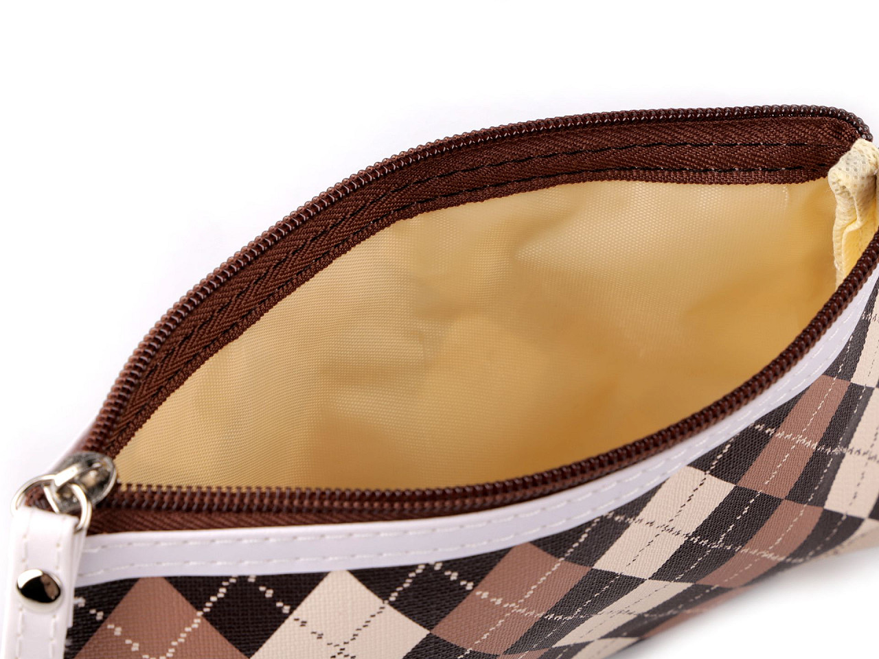 Borseta cosmetice 14x20 cm - Bej deschis (1 Bucată)