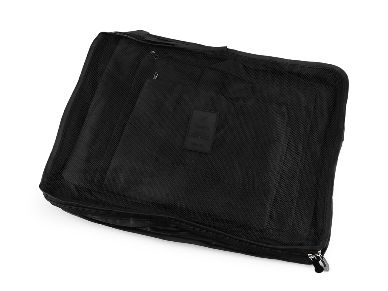 Set de 7 organizatoare pentru valiza de voiaj - Roșu coral (1 Set)