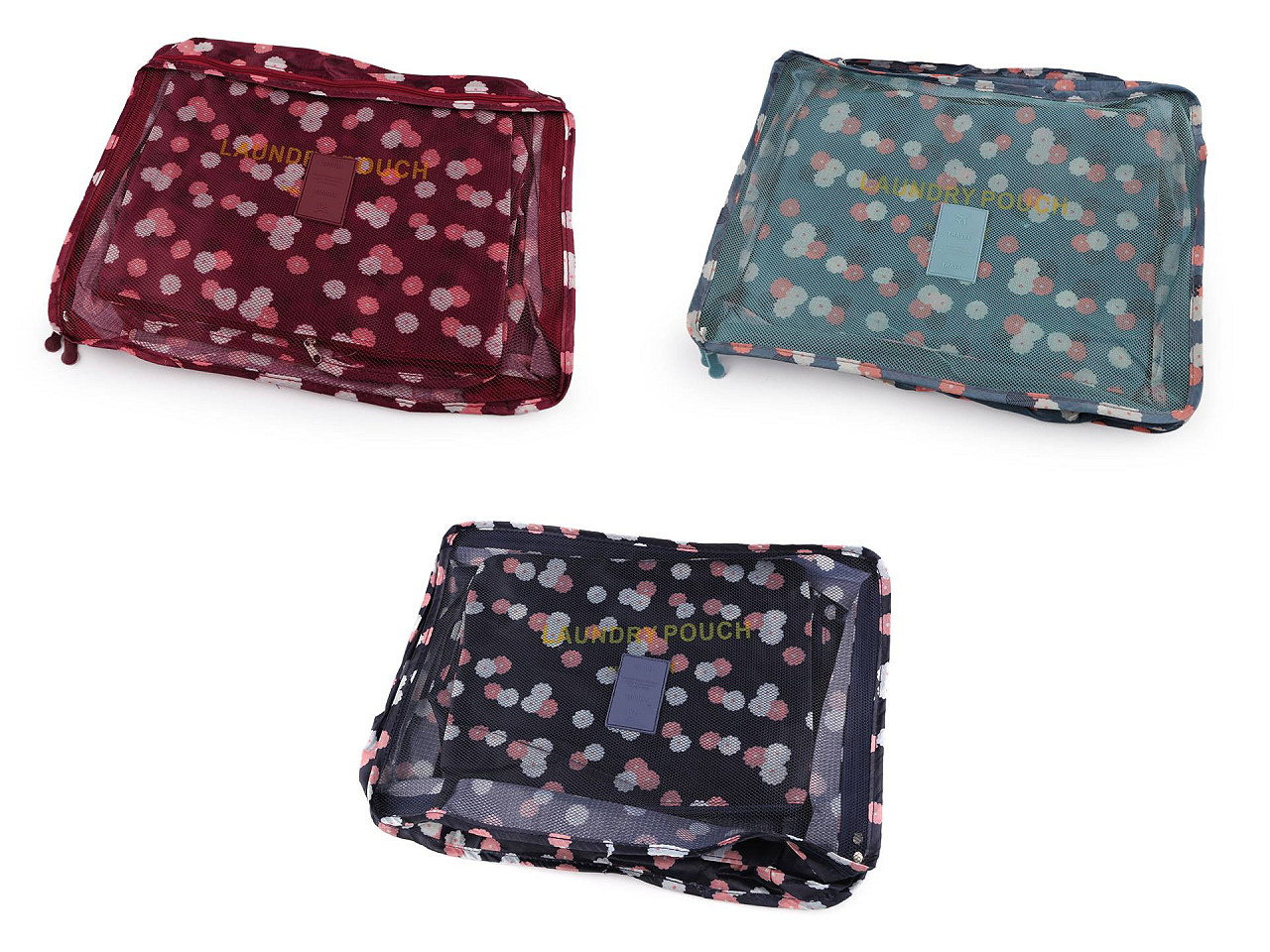 Set de 6 organizatoare pentru valiza de voiaj - Albastru închis (1 Set)