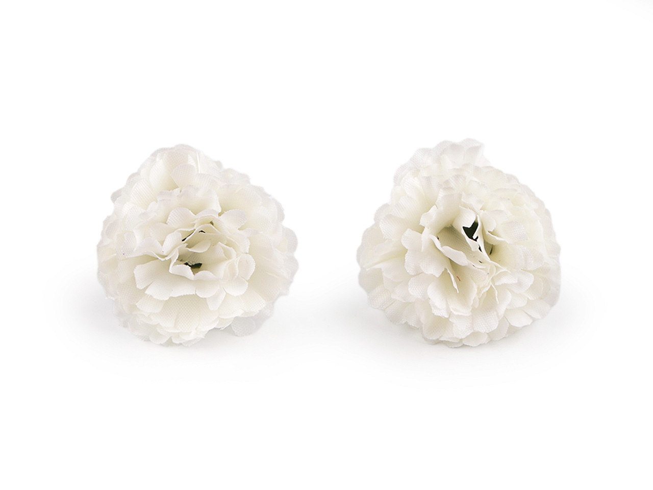 Floare artificiala ø3 cm - Crem foarte deschis (10 Bucăți)