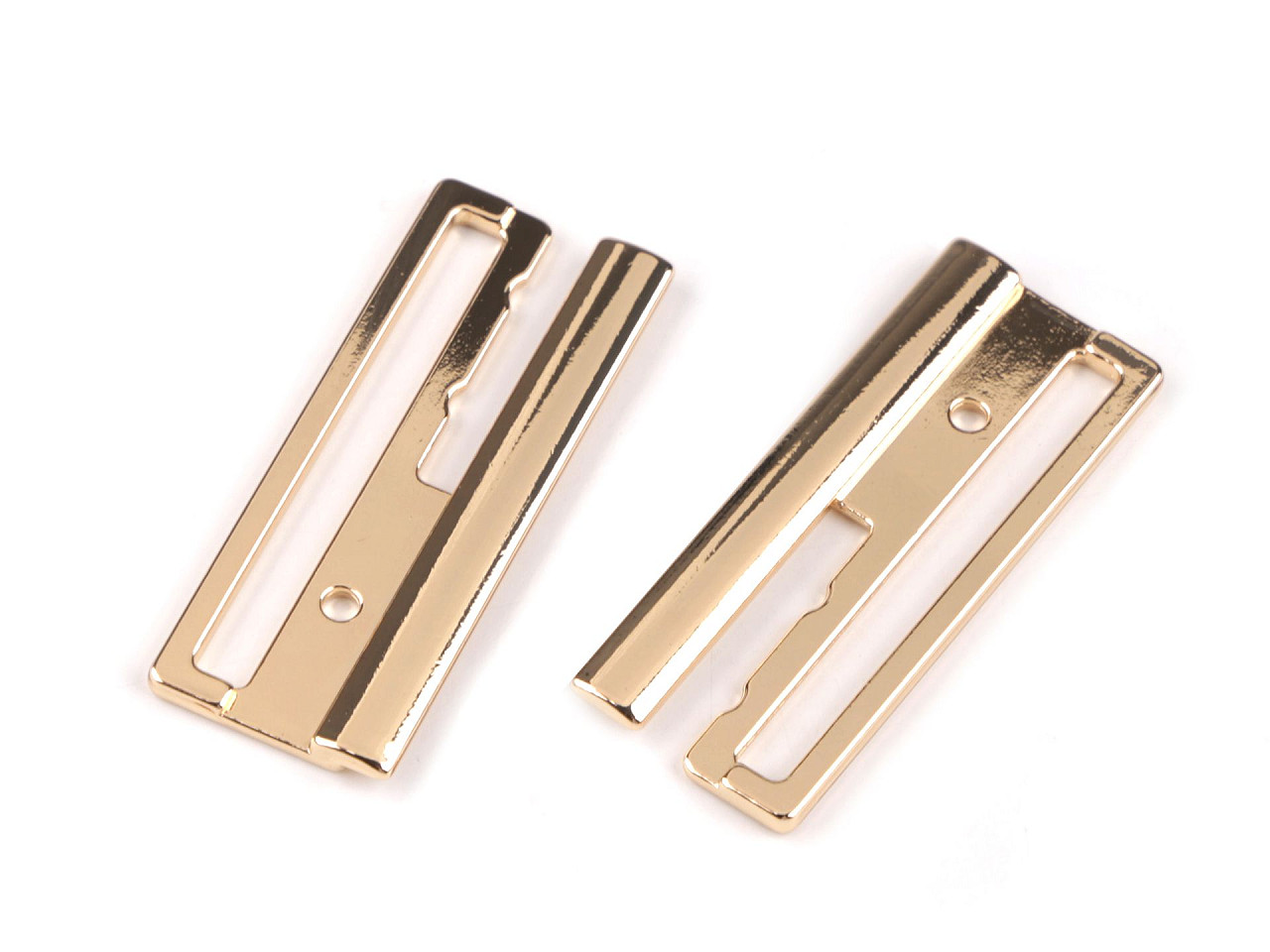 Cataramă / închizătoare decorativă vestimente - Auriu clasic (1 Pereche)