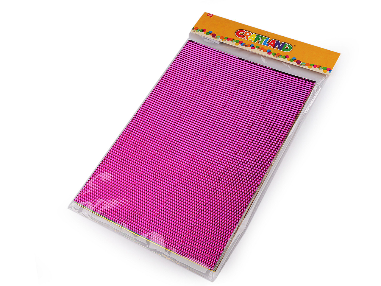 Hartie ondulata efect metalic/carton mix de culori - Mix (1 Sac)