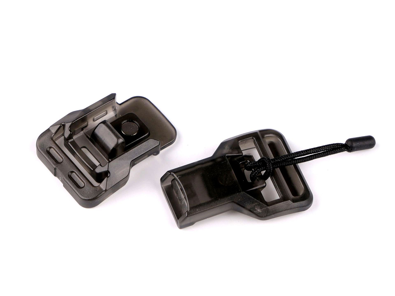 Catarama magnetica din plastic, latime 20 mm - Negru (1 Pereche)