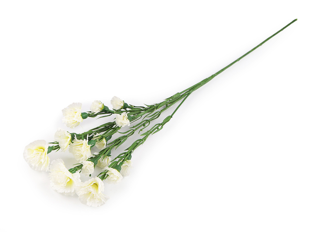 Buchet artificial de garoafe mini - Roz deschis (5 Bucăți)