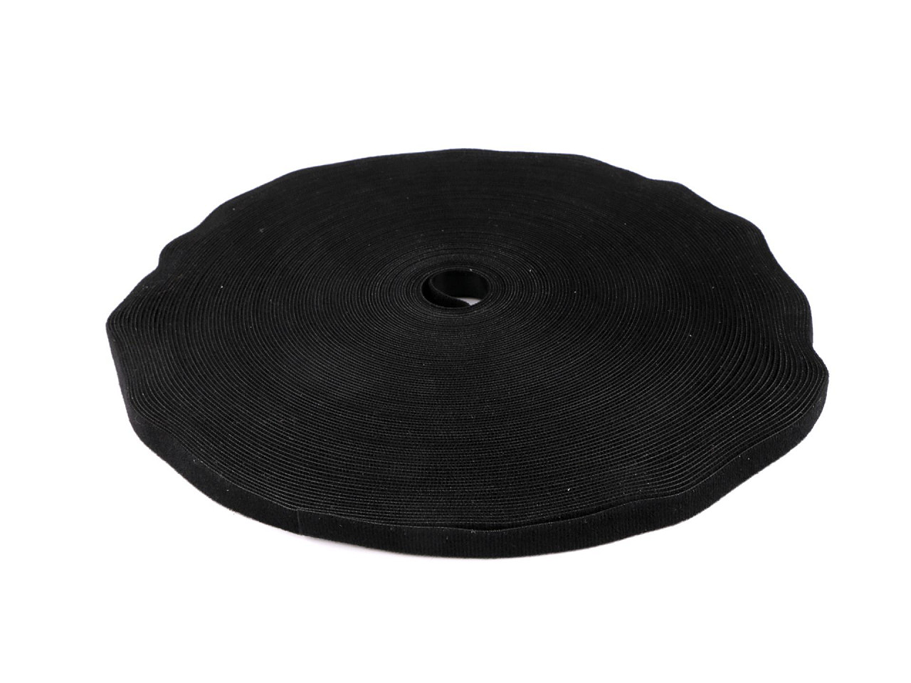 Velcro cu două fețe profil mic, lățime15 mm - Alb (1 Metru)