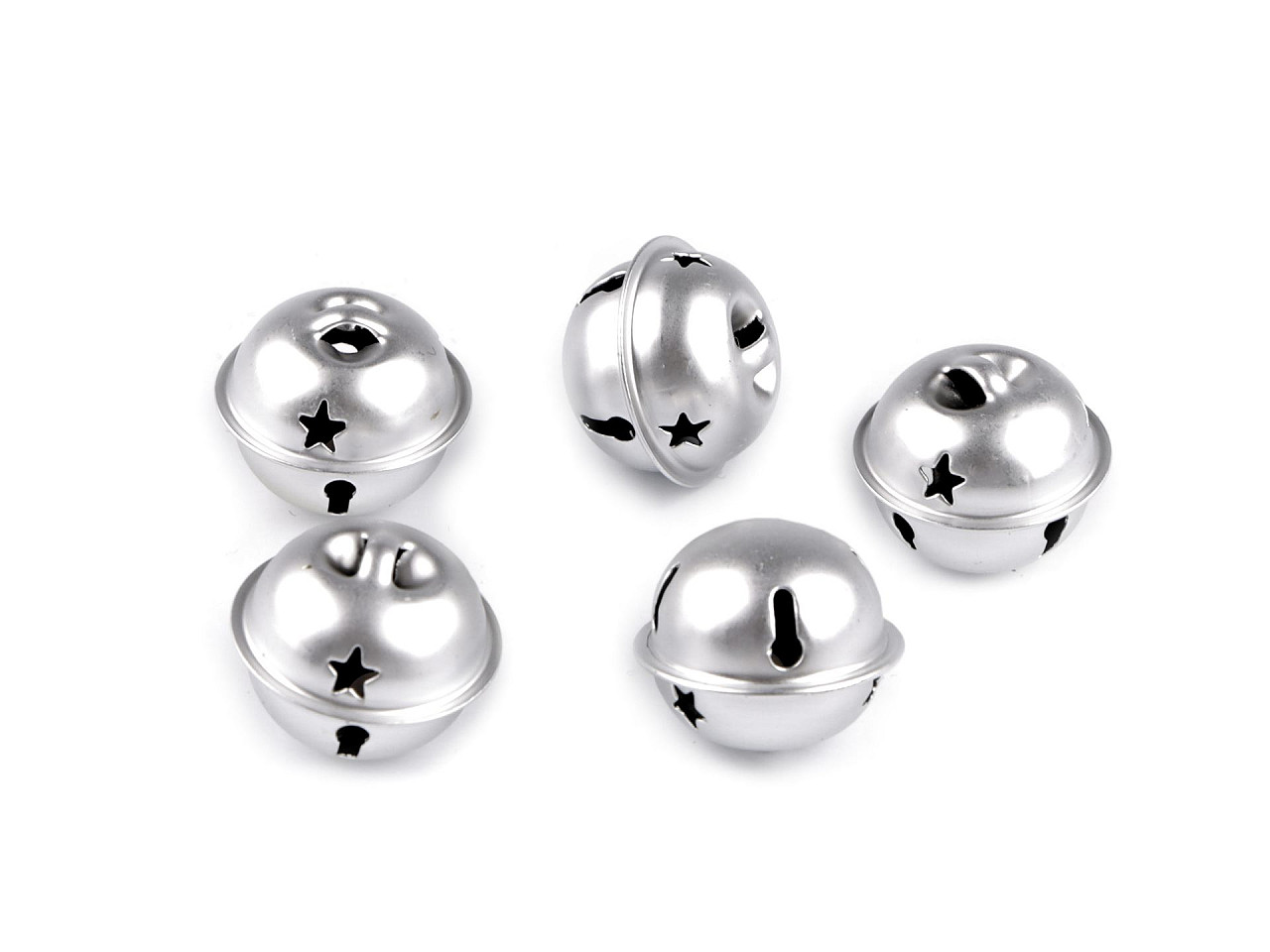 Clopoței ø24 mm, 30 mm - Argintiu (10 Bucăți)