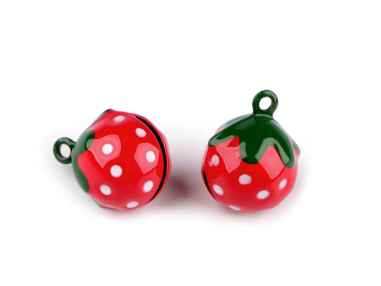 Clopoței căpșuni ø17 mm - Roșu (2 Bucăți)