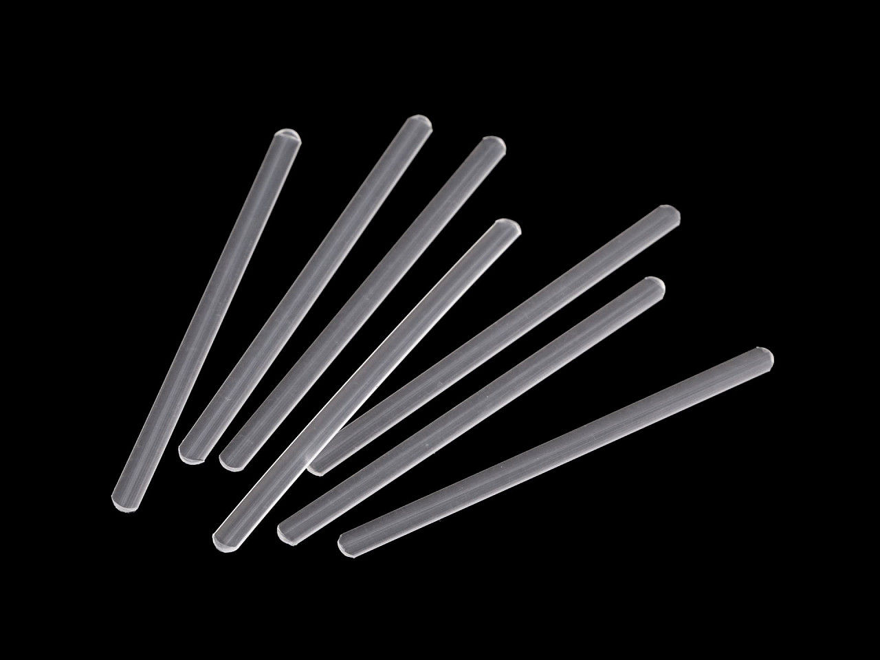 Întăritură pentru corset, lățime 5 mm, lungime 8; 10 cm - Transparent (100 Bucăți)