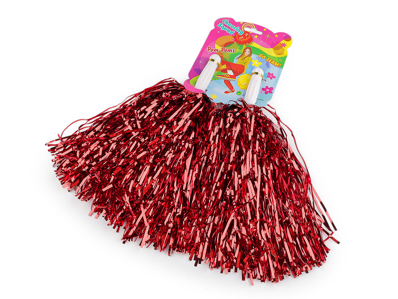 Pompon majorete 2 buc - Albastru regal (1 Set)