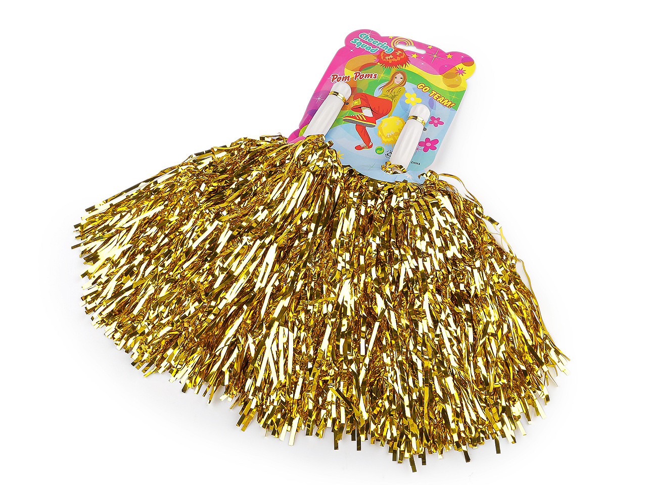 Pompon majorete 2 buc - Albastru regal (1 Set)