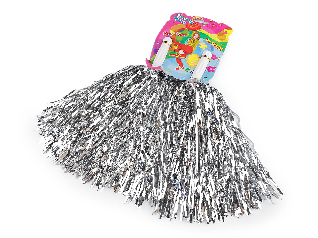 Pompon majorete 2 buc - Albastru regal (1 Set)