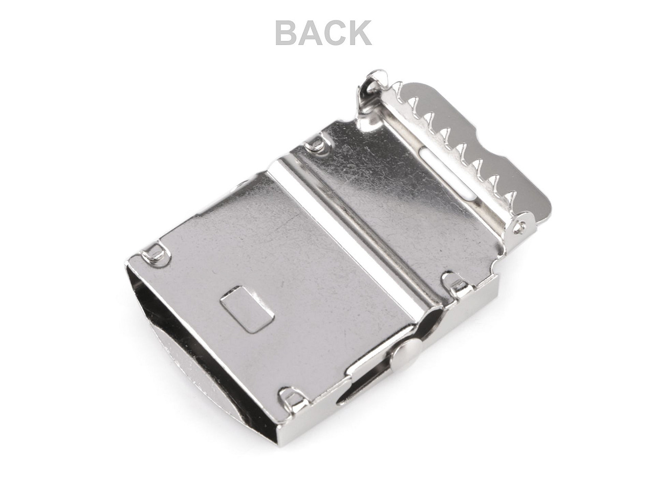 Cataramă metalică pentru curea, 40 mm - Nichel (1 Bucată)