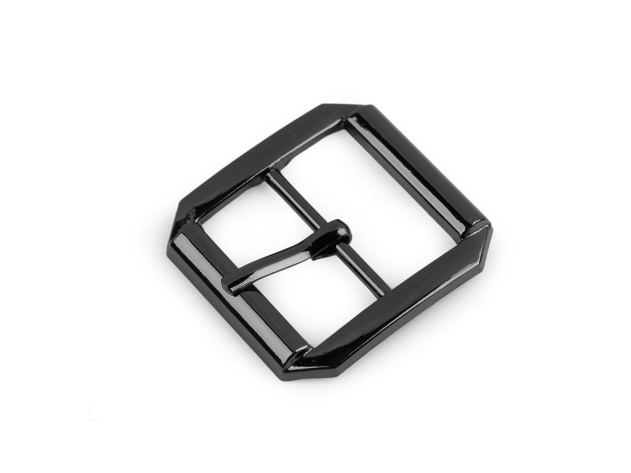 Cataramă metalică, gaură de 25 mm - Nichel negru (1 Bucată)