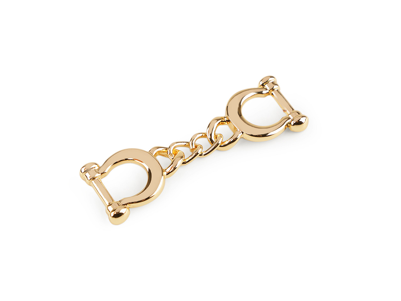 Cataramă metalică / decorațiune 10 mm - Auriu clasic (1 Bucată)