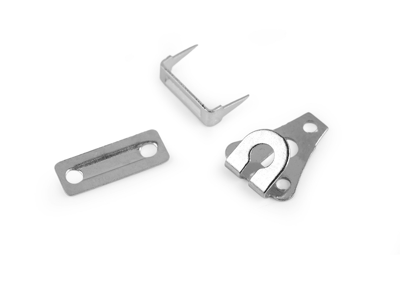 Copci metalice pentru pantaloni - Nichel (5 Bucăți)