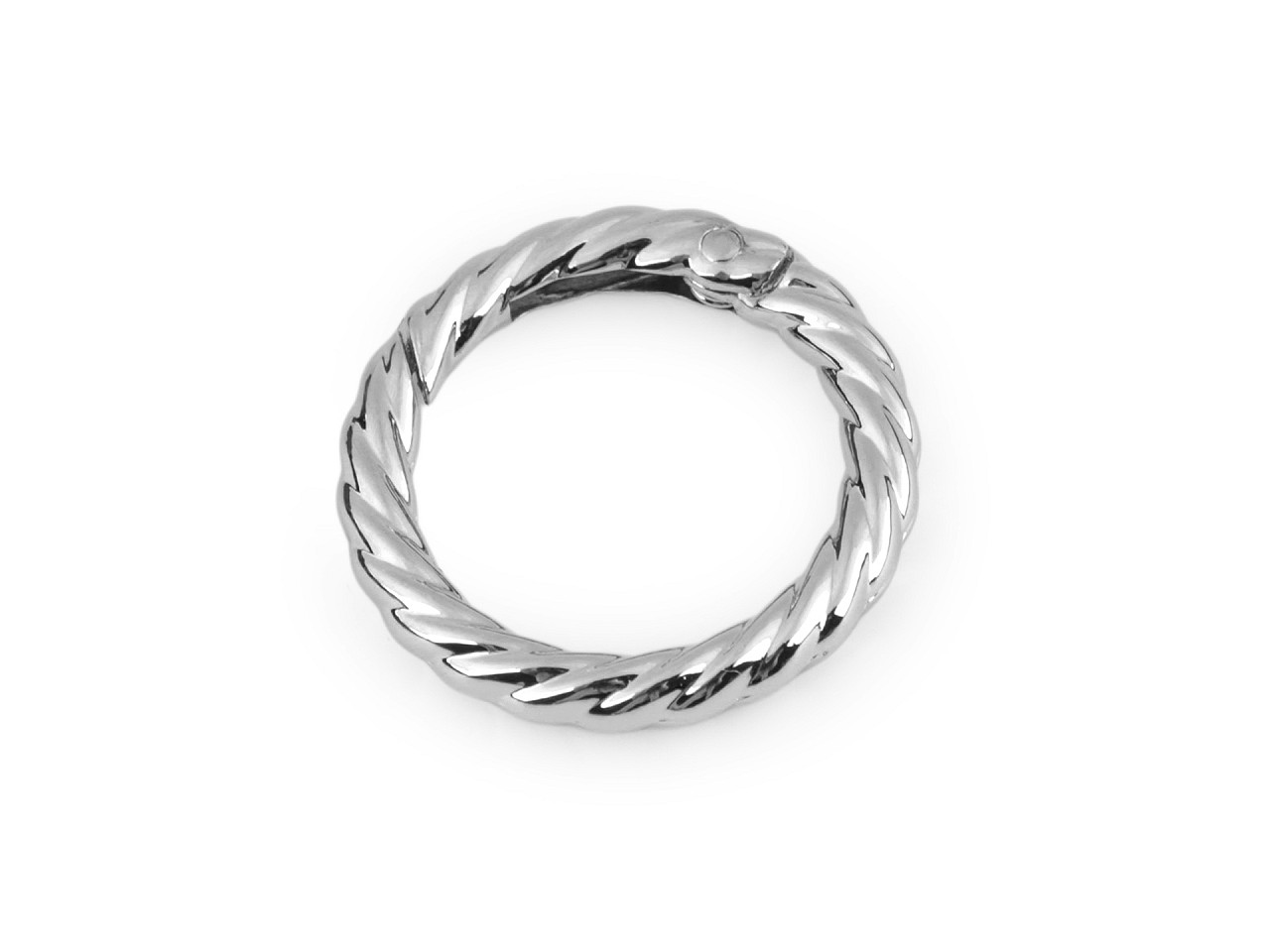 Carabină decorativă rotundă ø25 mm - Nichel negru (1 Bucată)