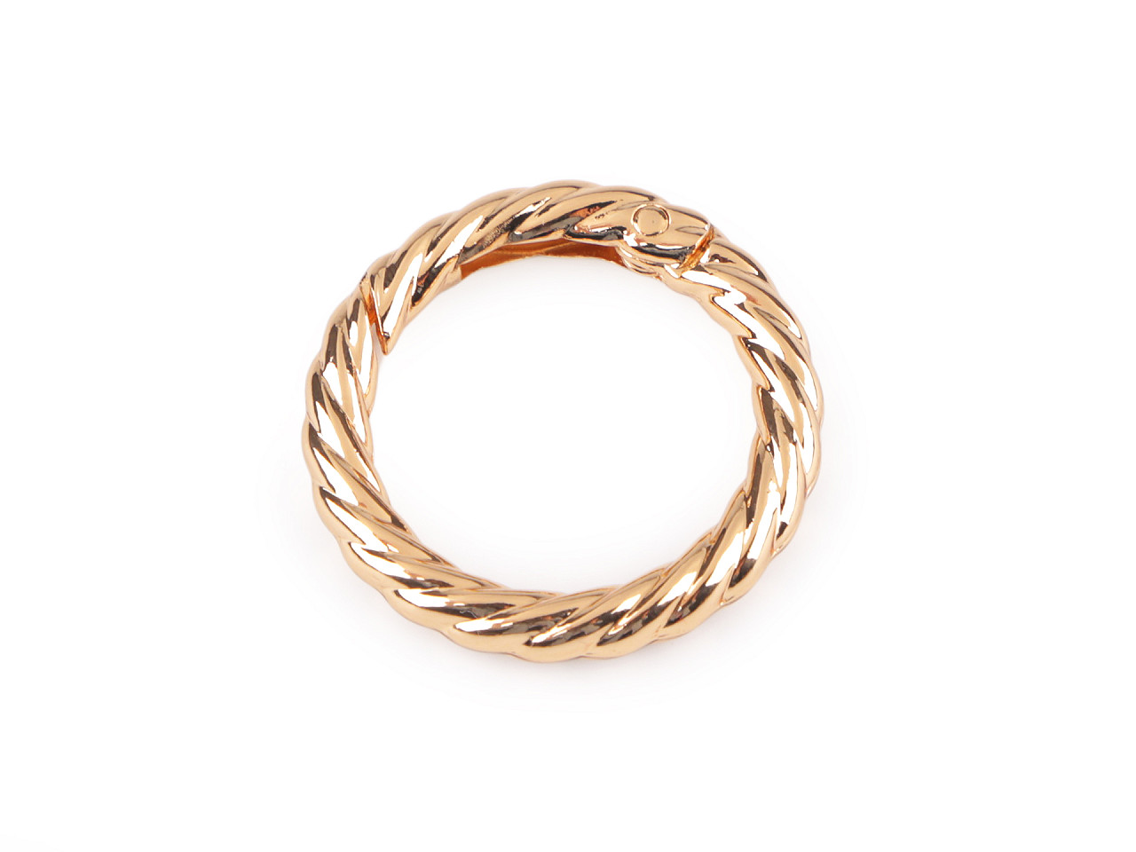 Carabină decorativă rotundă ø25 mm - Nichel negru (1 Bucată)