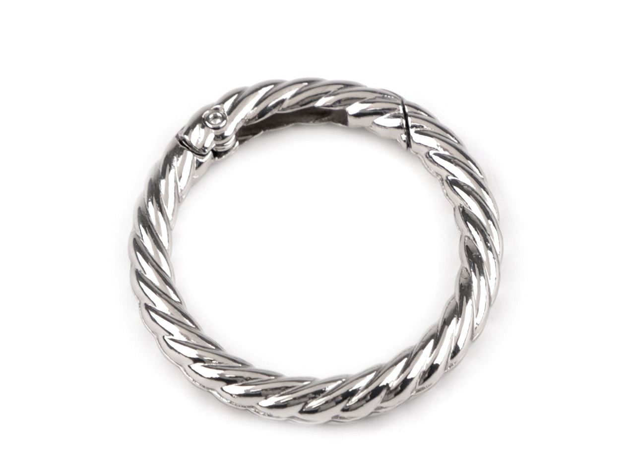 Carabină decorativă rotundă ø32 mm - Auriu rose (1 Bucată)