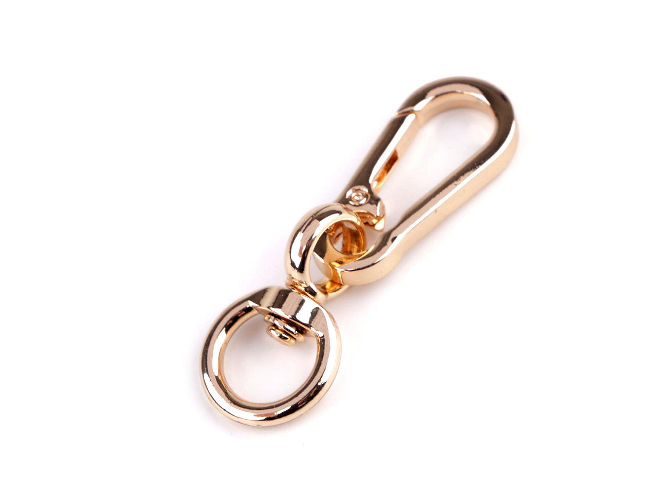 Carabină metalică cu pivot, orificiu de 13 mm - Nichel (5 Bucăți)