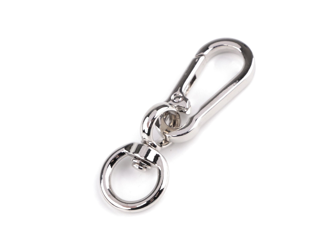 Carabină metalică cu pivot, orificiu de 13 mm - Nichel (5 Bucăți)