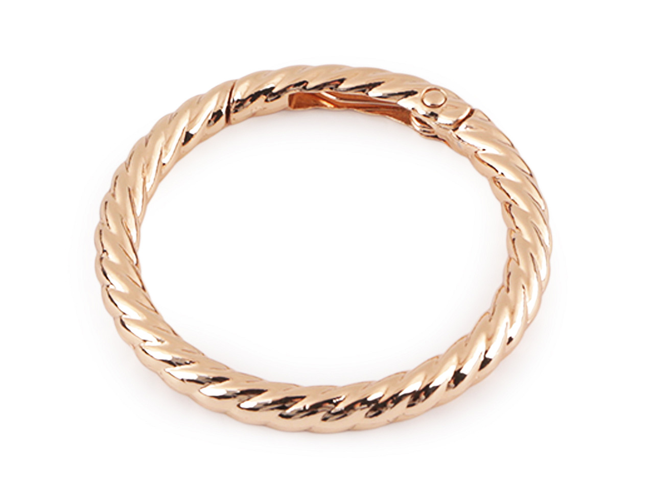 Carabină decorativă rotundă ø38 mm - Nichel (1 Bucată)