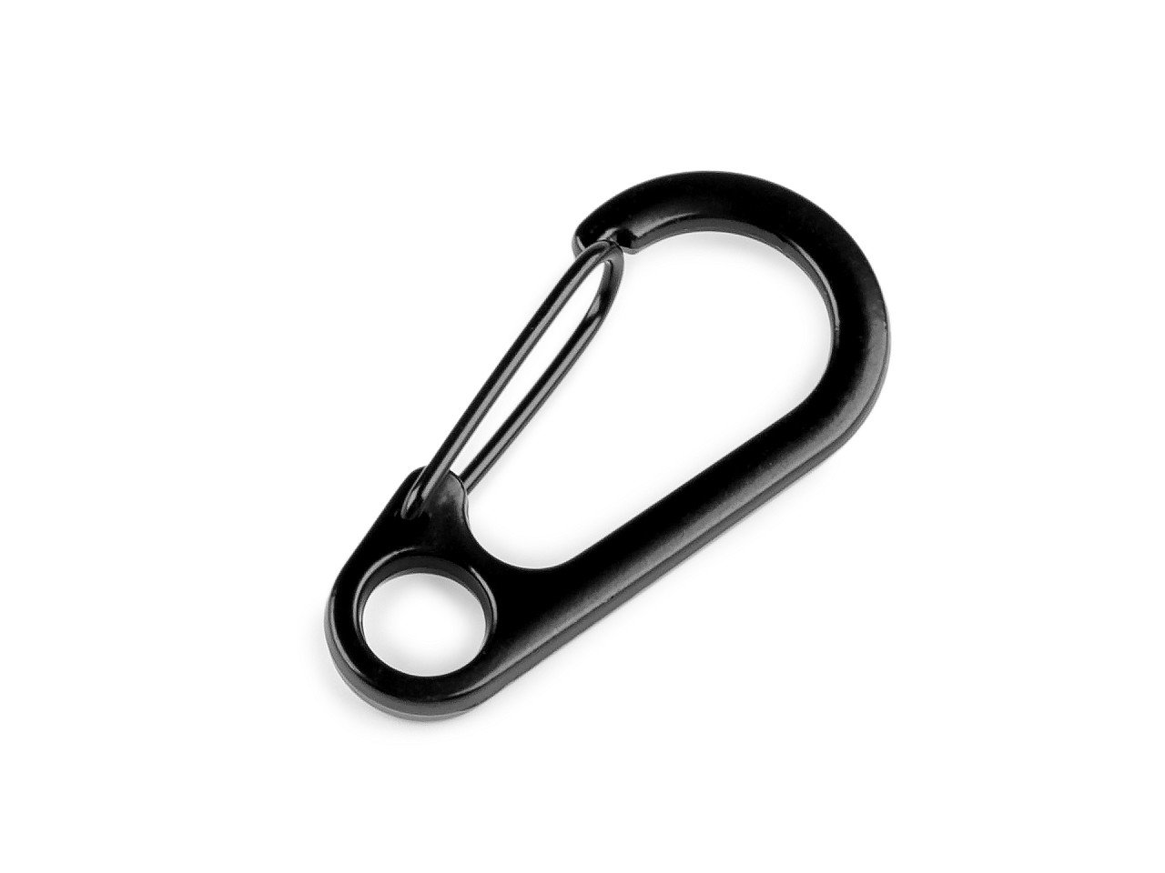 Carabină metalică, ochi de 8 mm - Lac negru (10 Bucăți)