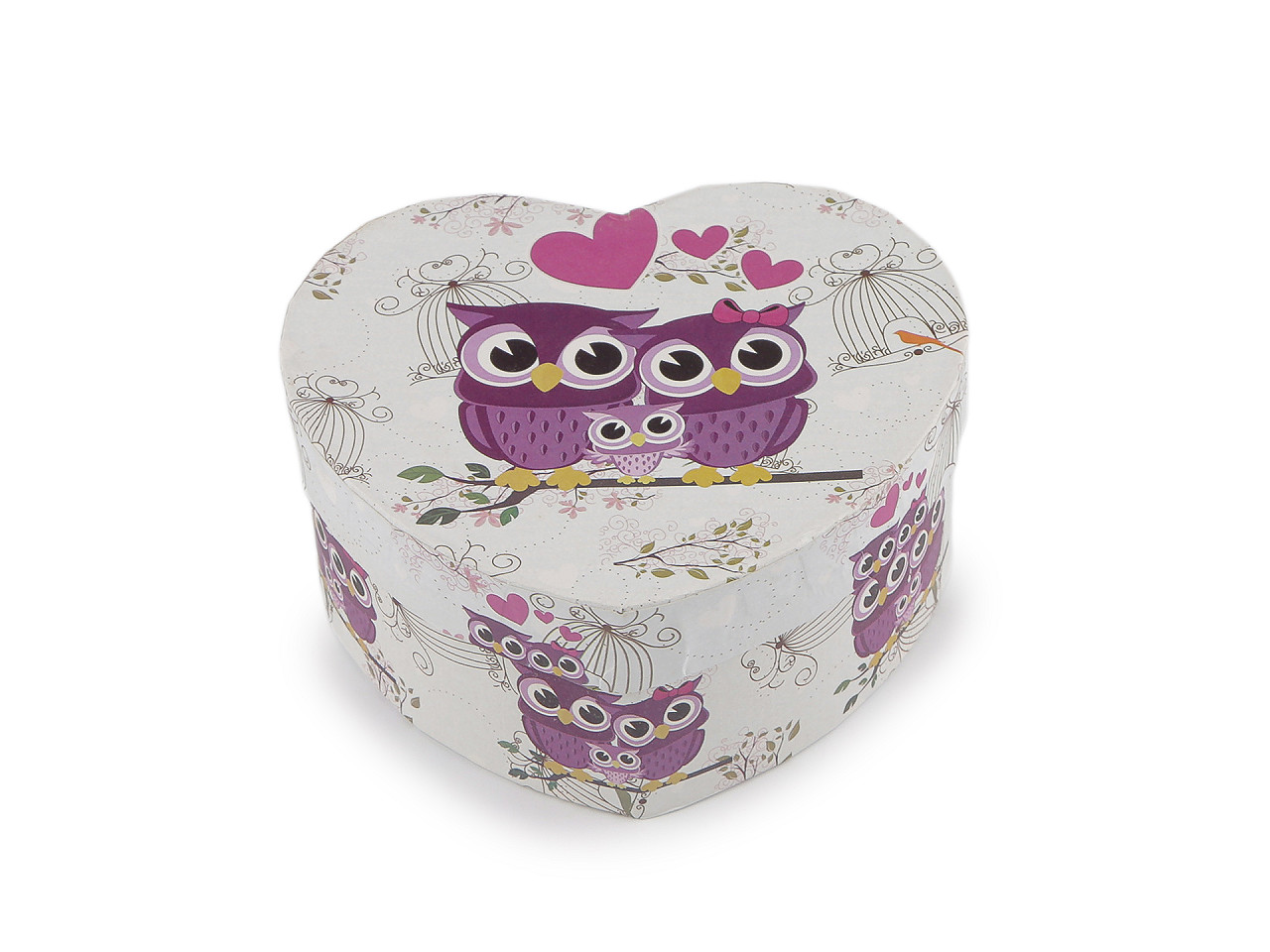 Cutie cadou inimă 11,5x10 cm - Mov închis (6 Bucăți) Cutie cadou inimă 11,5x10 cm - Mov închis (6 Bucăți)