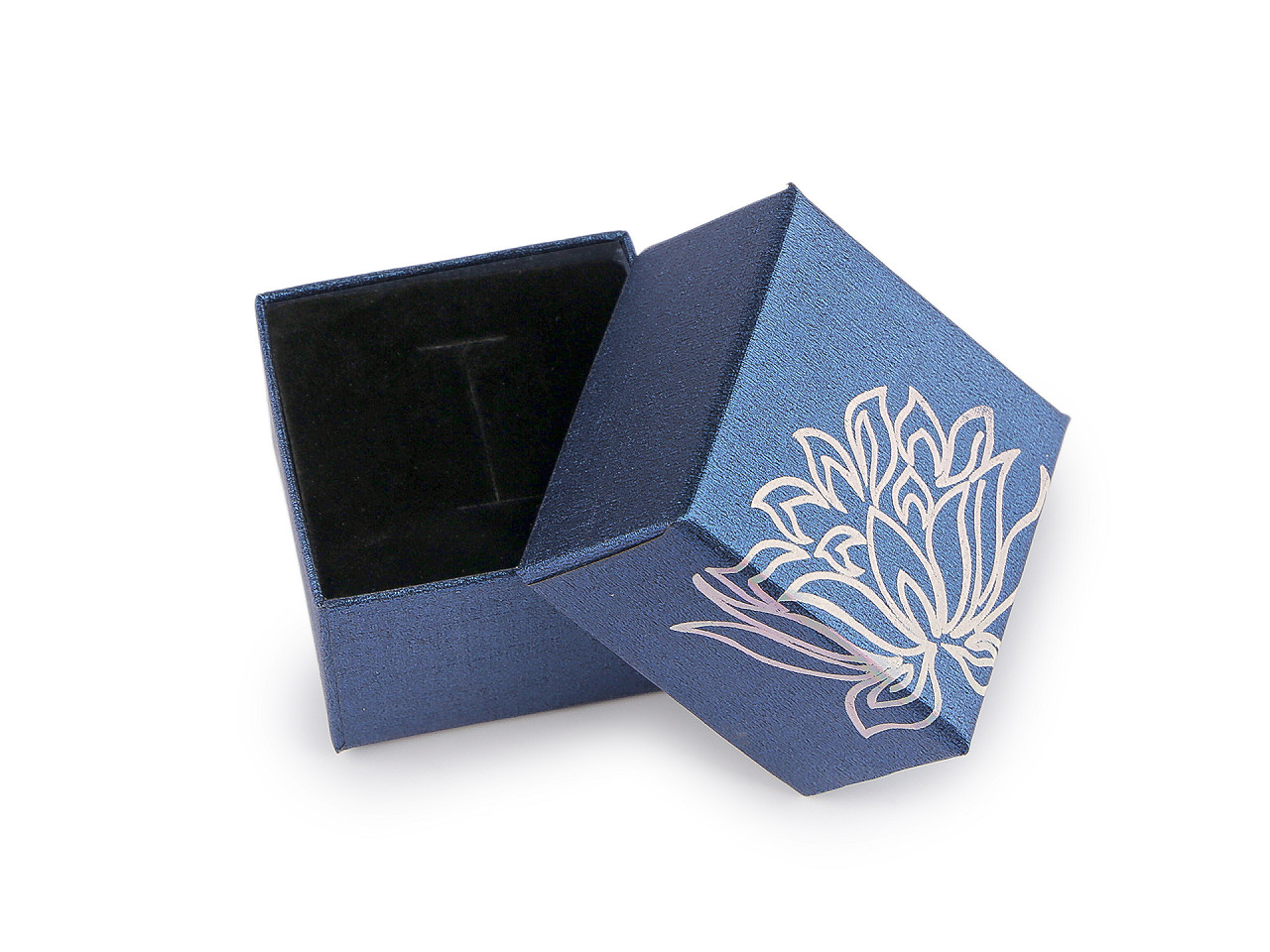 Cutie de bijuterii 5x5 cm - Albastru delta (50 Bucăți) Cutie de bijuterii 5x5 cm - Albastru delta (50 Bucăți)