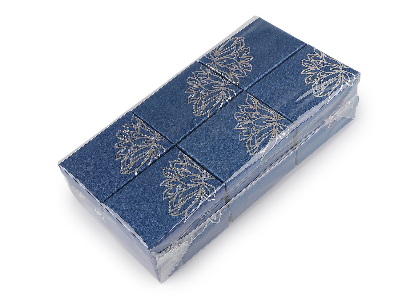 Cutie de bijuterii 6,5x9 cm - Roșu deschis (12 Bucăți)