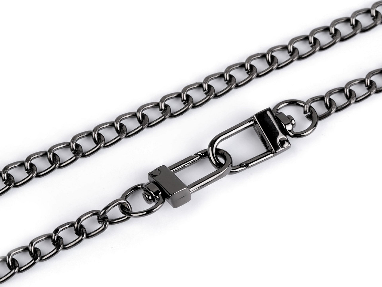 Lanț pentru geantă cu carabină, lungime 125 cm - Auriu (1 Bucată)